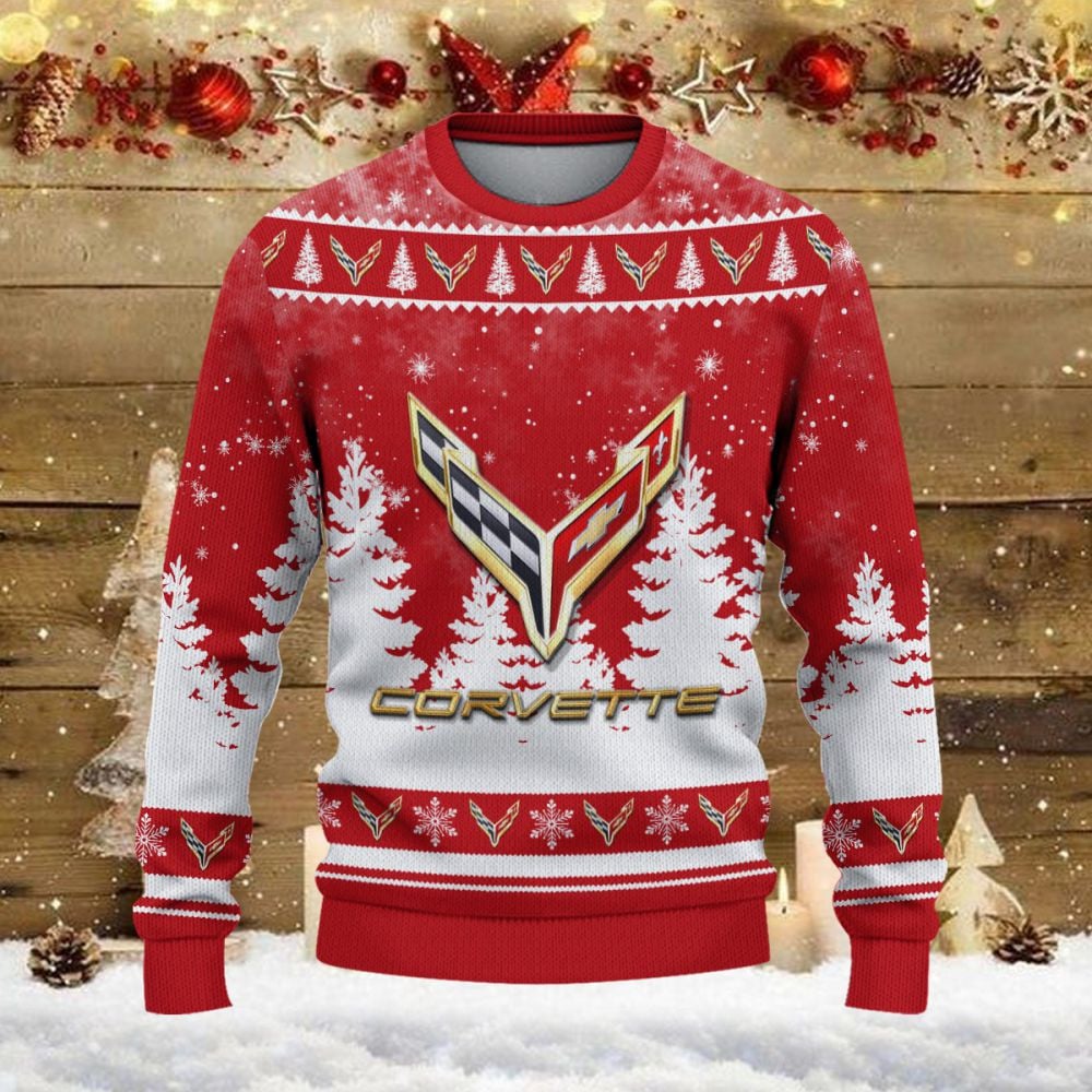 Weihnachtspullover Chevrolet Corvette – Ugly Christmas Sweater – Bild 2
