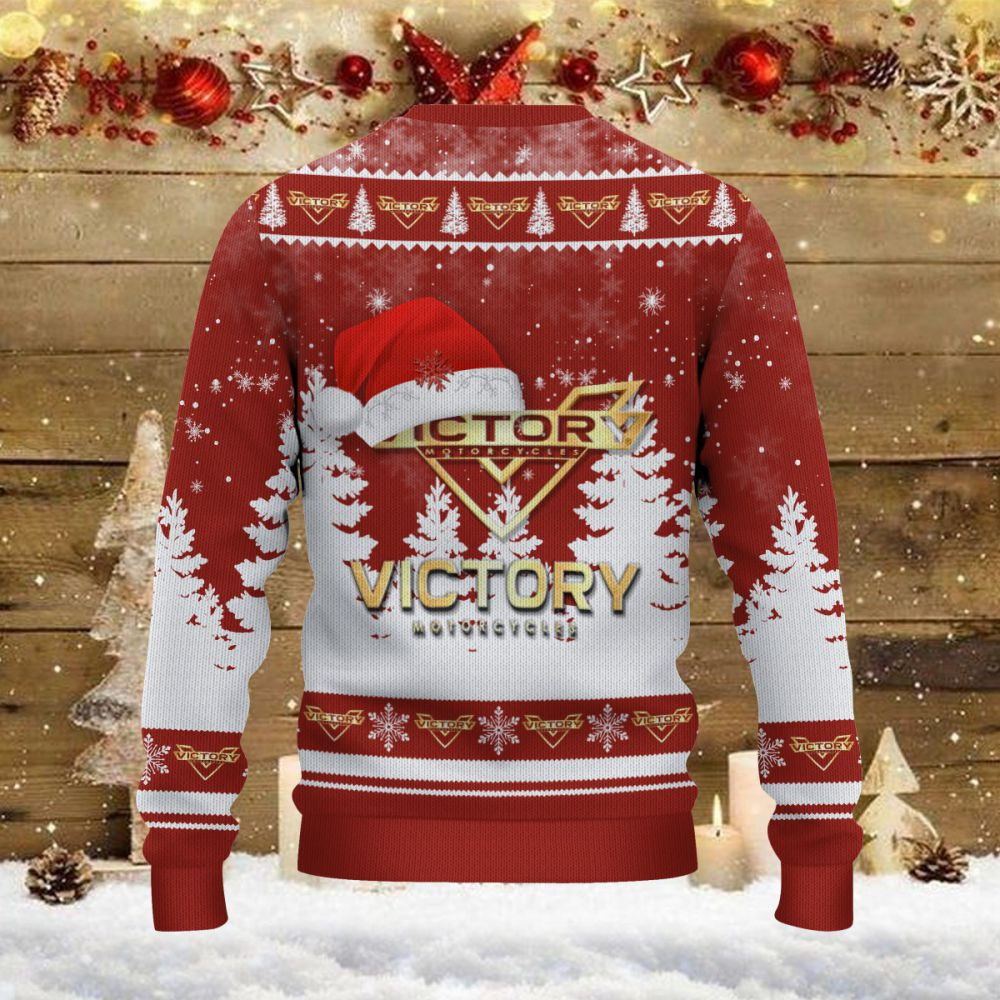 Weihnachtspullover Victory Motorcycles - Ugly Christmas Sweater – Bild 3