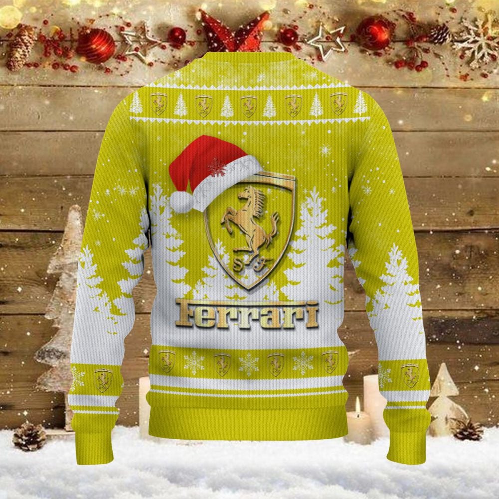 Weihnachtspullover Ferrari – Ugly Christmas Sweater – Bild 3