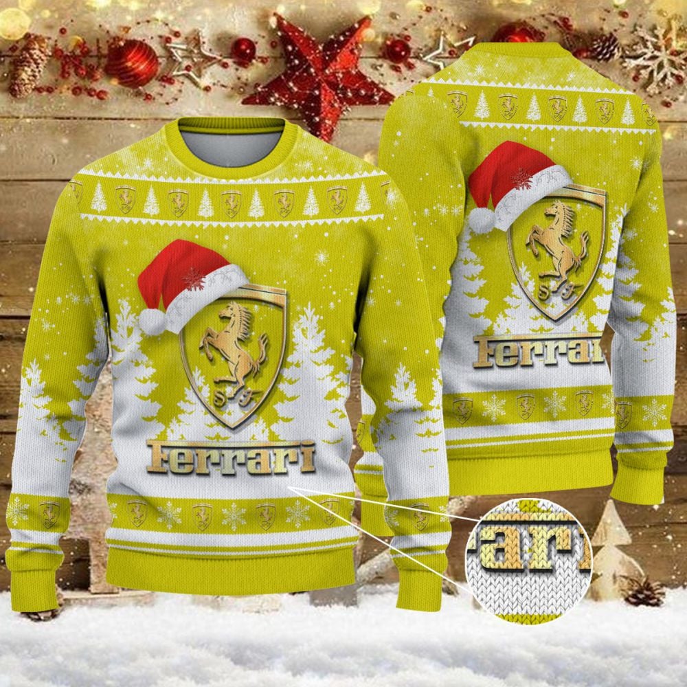 Weihnachtspullover Ferrari – Ugly Christmas Sweater