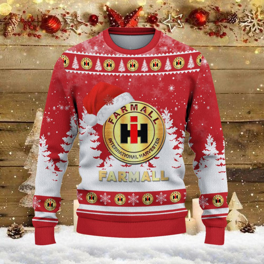 Weihnachtspullover Farmall - Ugly Christmas Sweater – Bild 2