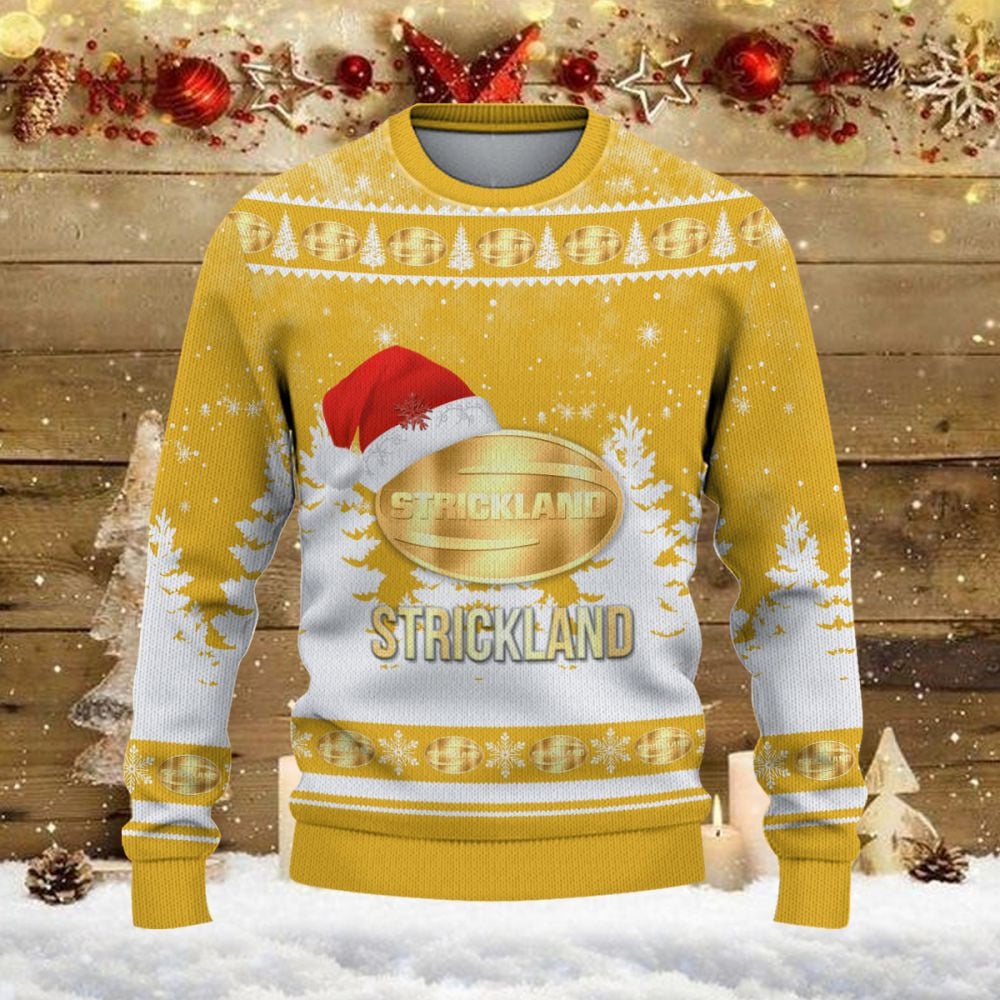 Weihnachtspullover Strickland - Ugly Christmas Sweater – Bild 2