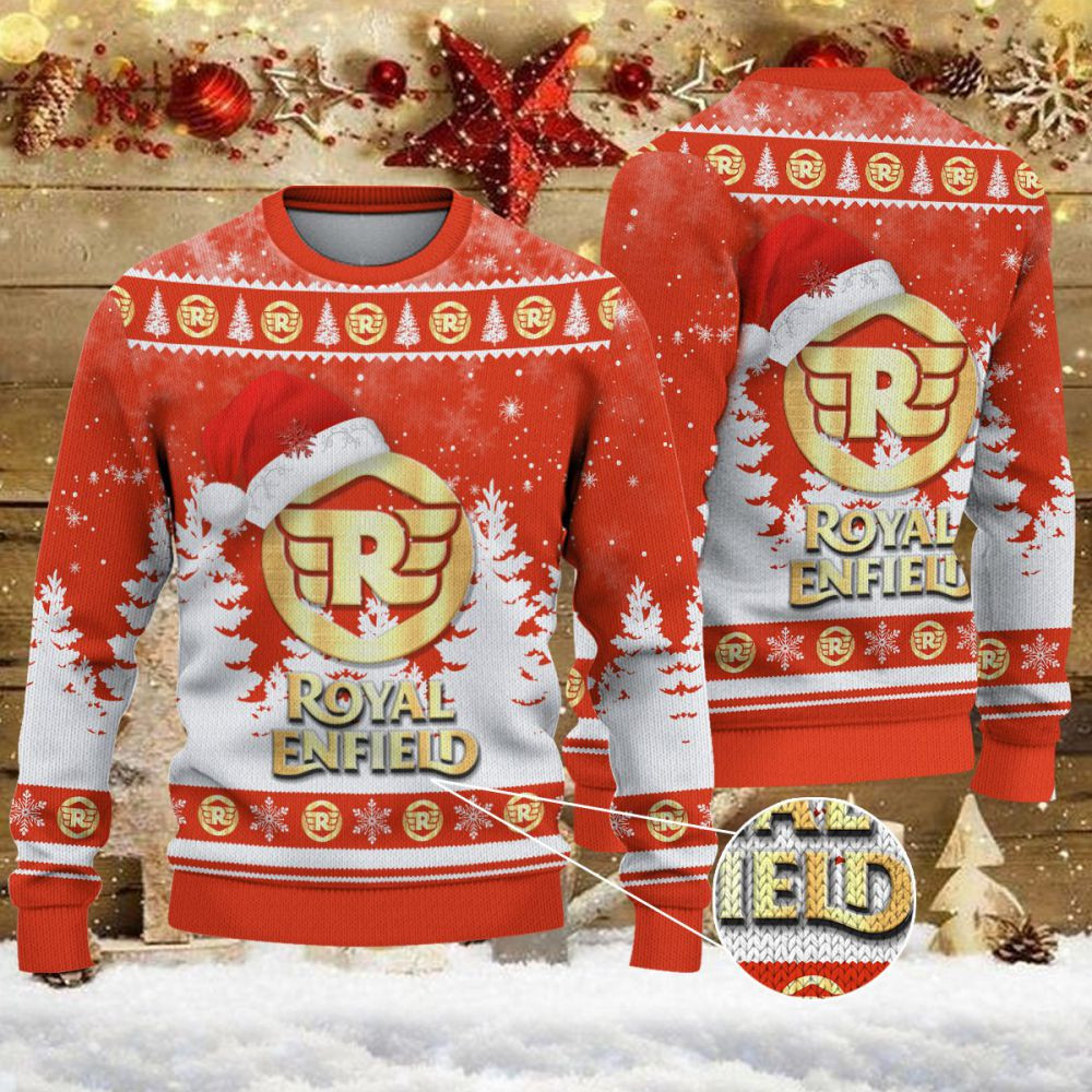 Weihnachtspullover Royal Enfield - Ugly Christmas Sweater
