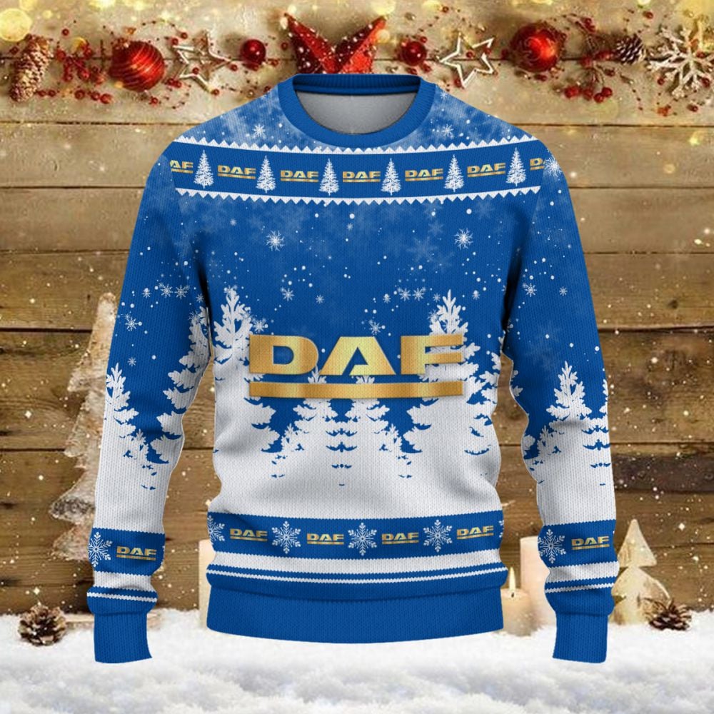 Weihnachtspullover DAF Trucks - Ugly Christmas Sweater – Bild 2