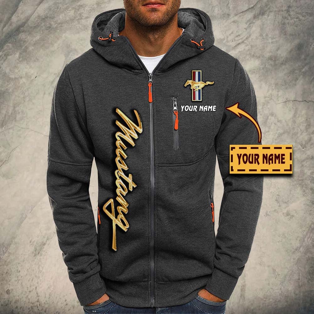 Ford Mustang Kapuzensweatjacke – Bild 3