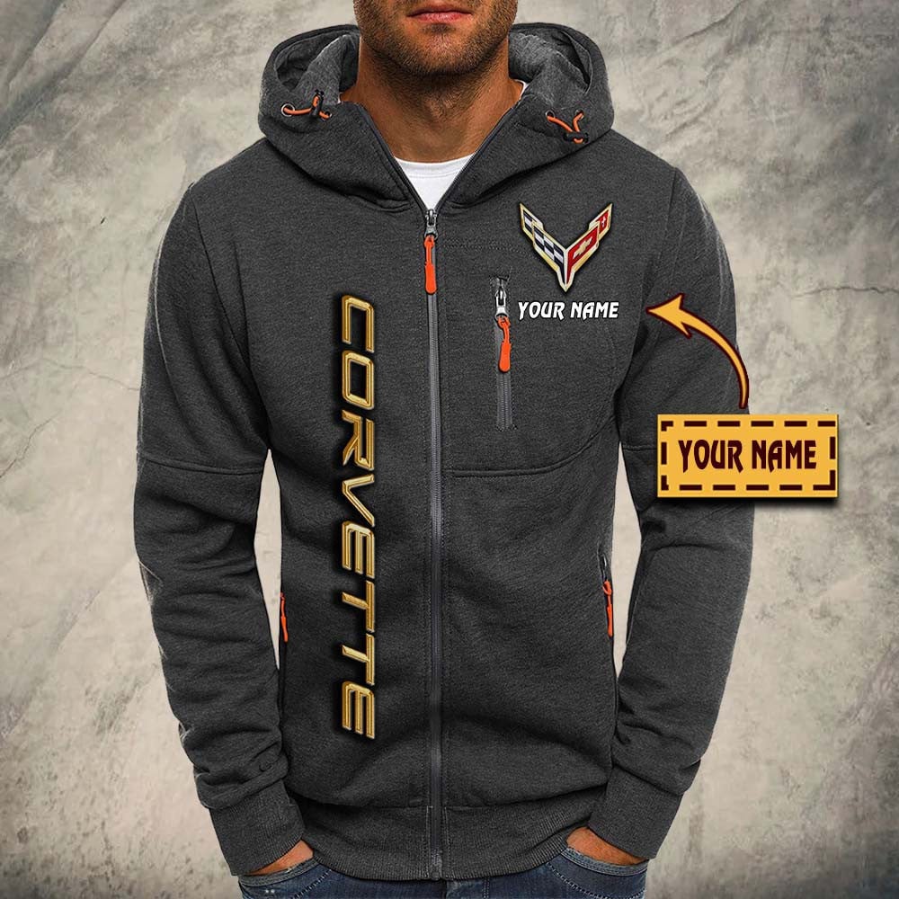 Chevrolet Corvette Kapuzensweatjacke – Bild 3