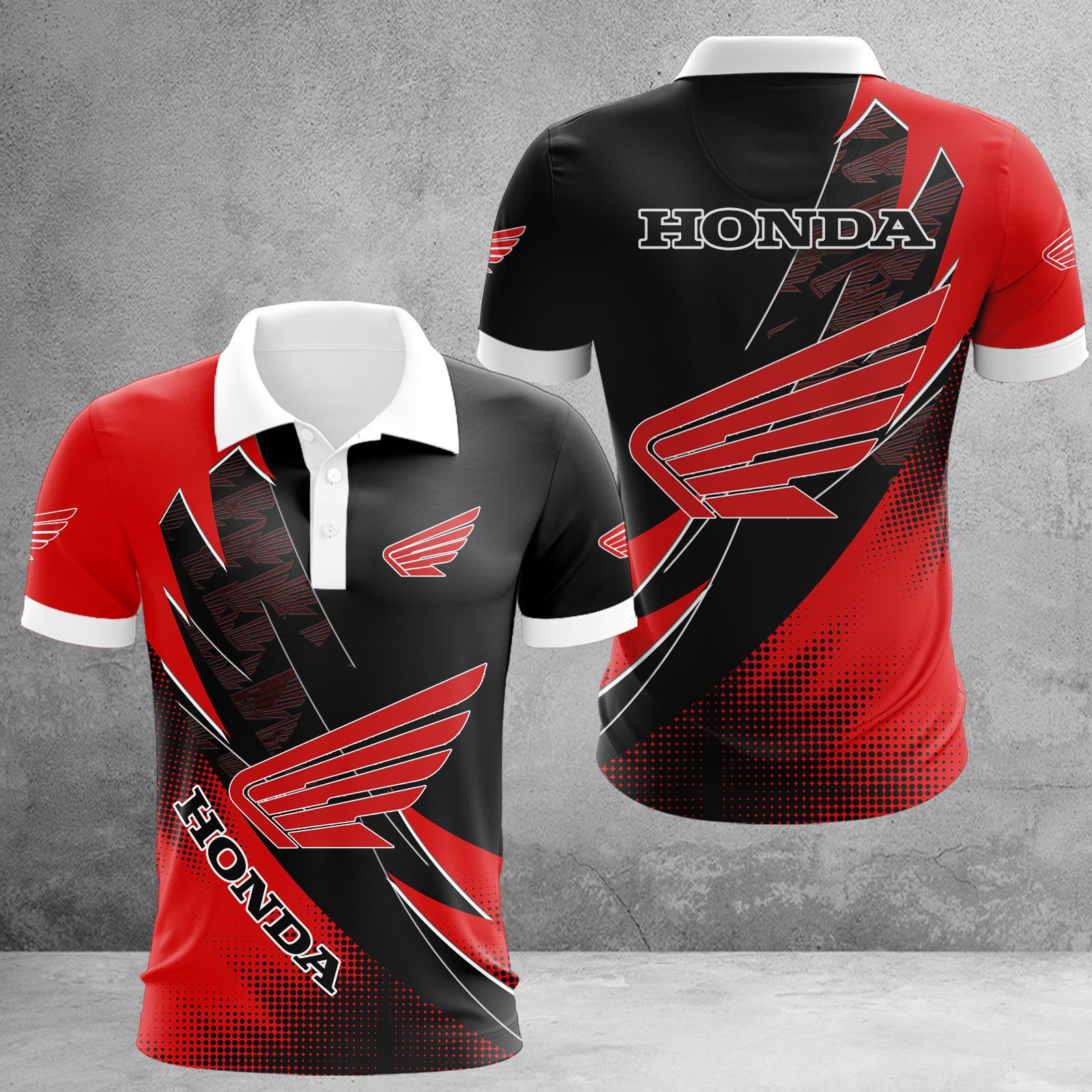 Honda Motorcycle Poloshirt