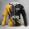 JCB Agricultural Tractors Zip Hoodie