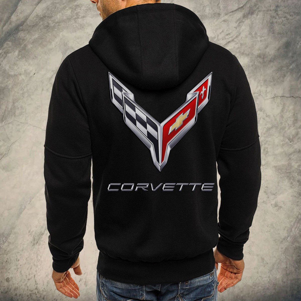 Chevrolet Corvette Kapuzensweatjacke – Bild 3