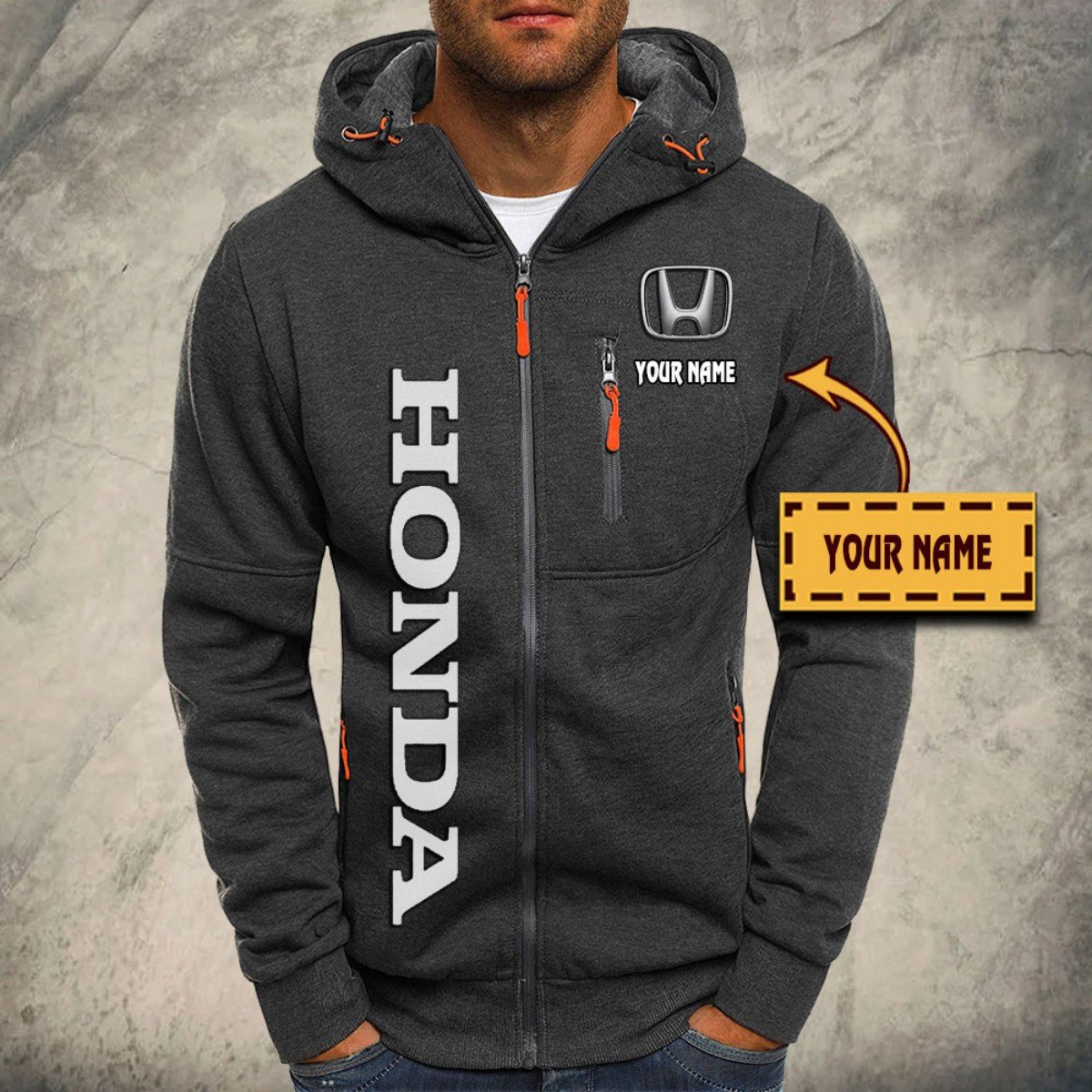Honda Kapuzensweatjacke – Bild 4