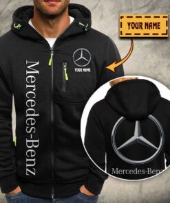 Mercedes-Benz White Kapuzensweatjacke