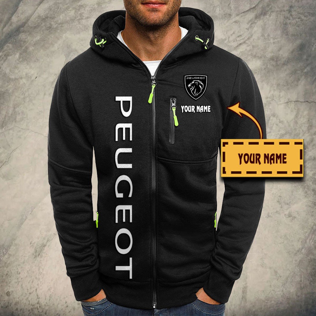 Peugeot Kapuzensweatjacke – Bild 2