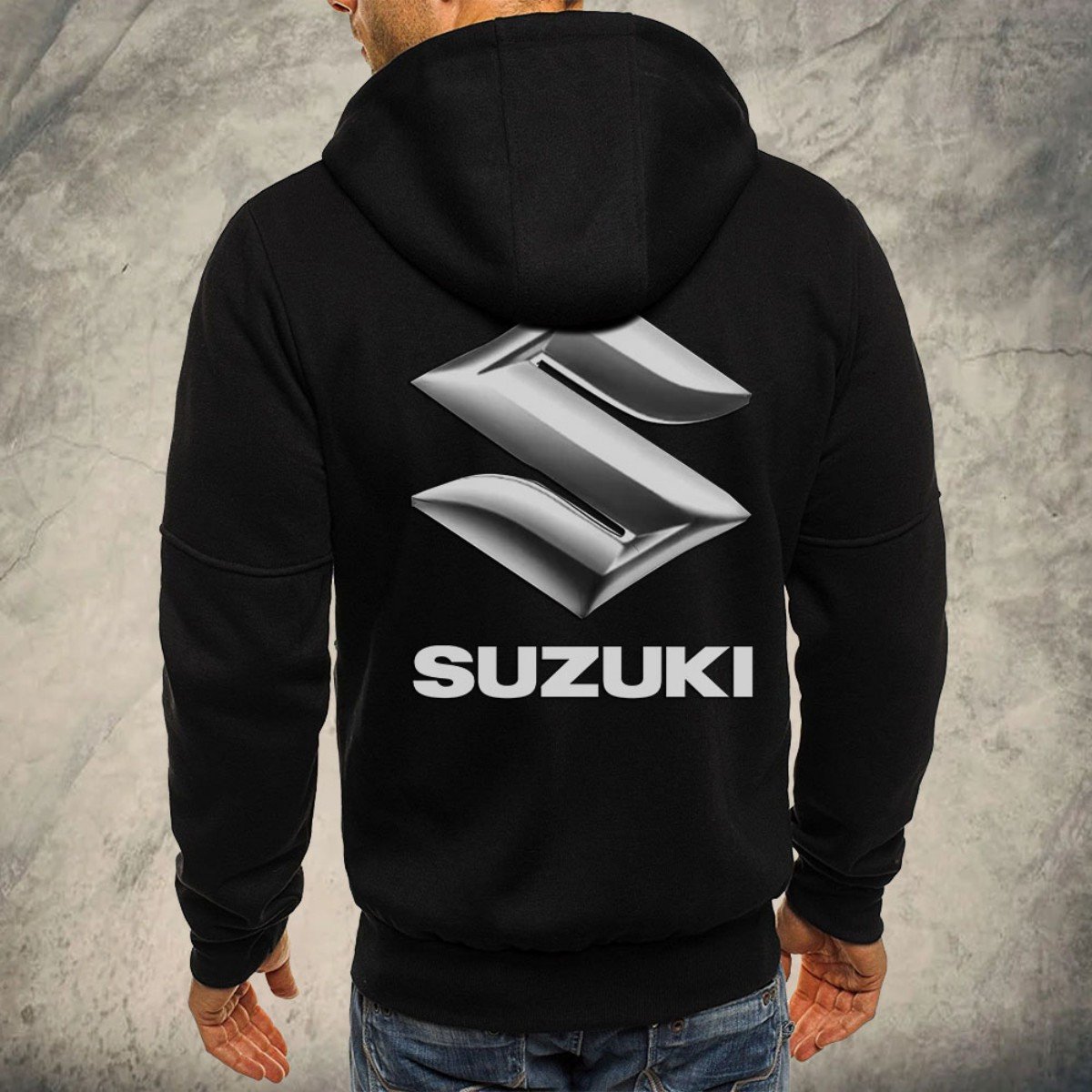 Suzuki Blue Kapuzensweatjacke – Bild 3