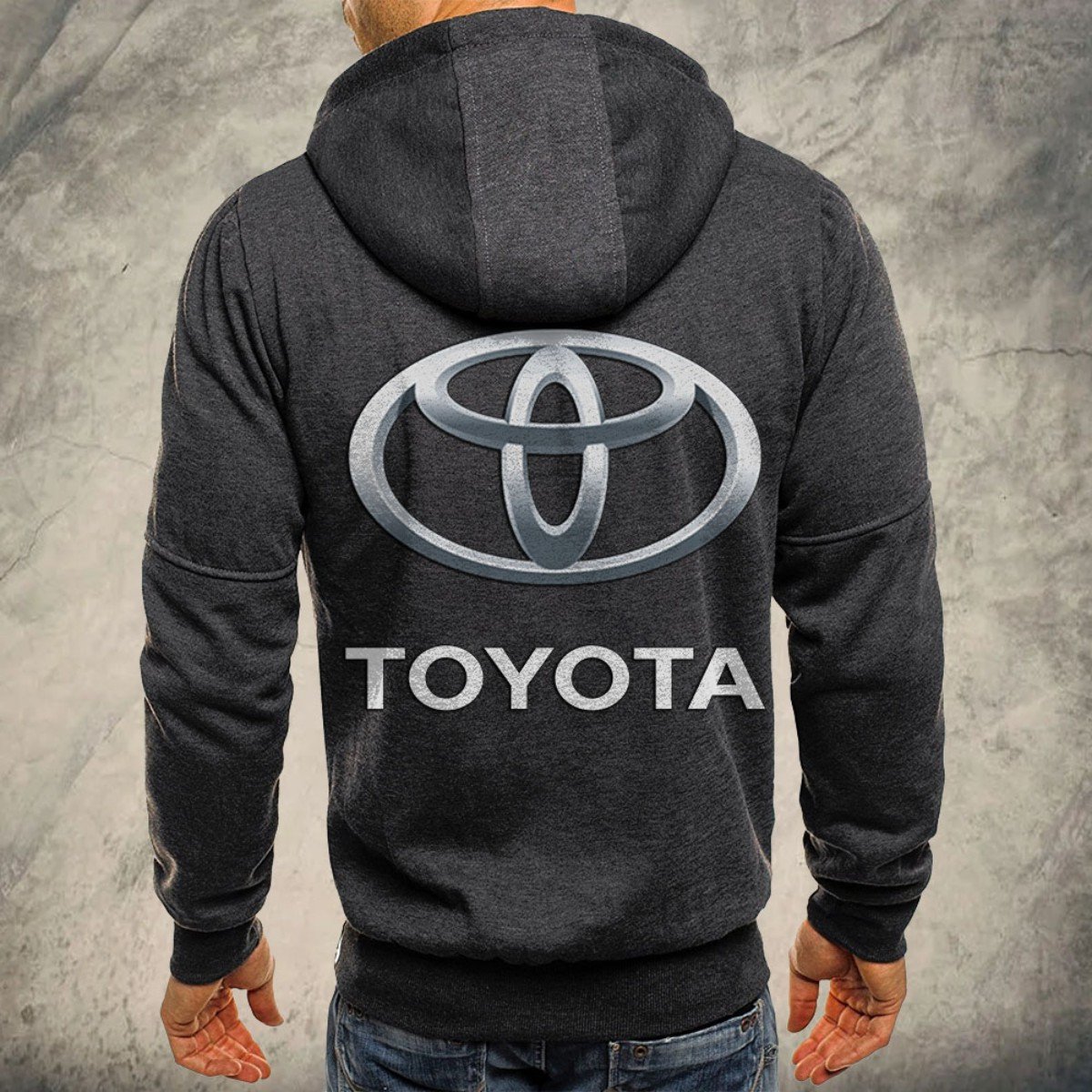 Toyota Blue Kapuzensweatjacke – Bild 5