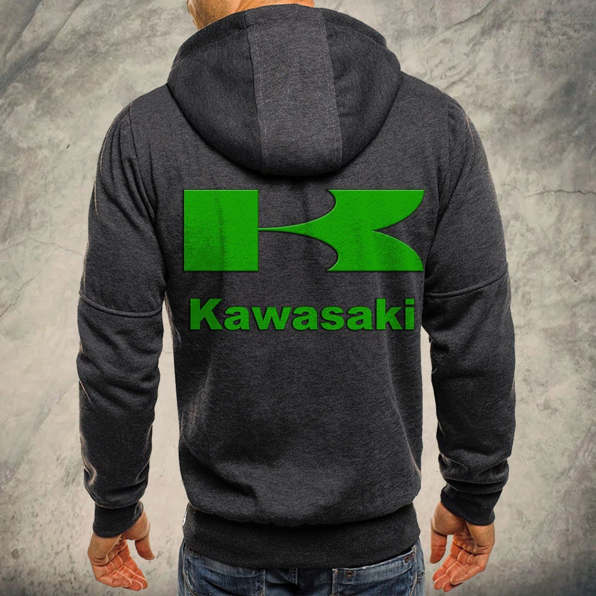 Kawasaki Kapuzensweatjacke – Bild 5