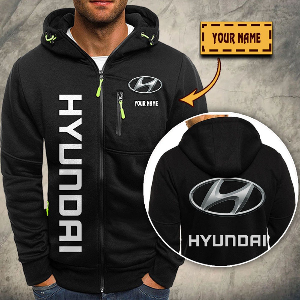 Hyundai Kapuzensweatjacke