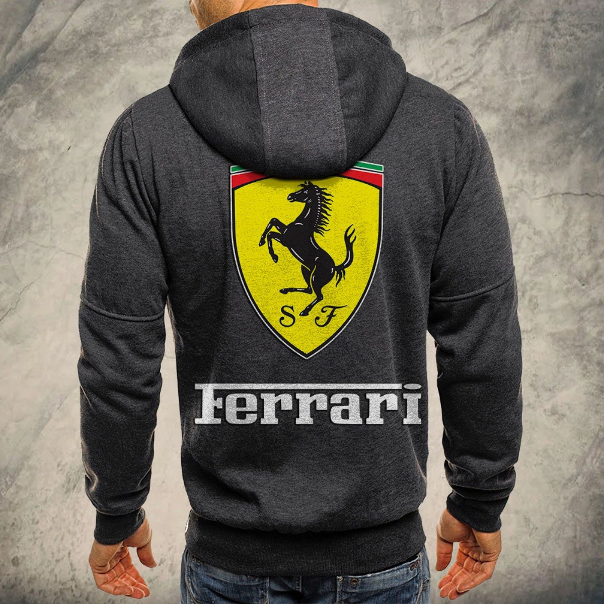 Ferrari Kapuzensweatjacke – Bild 5