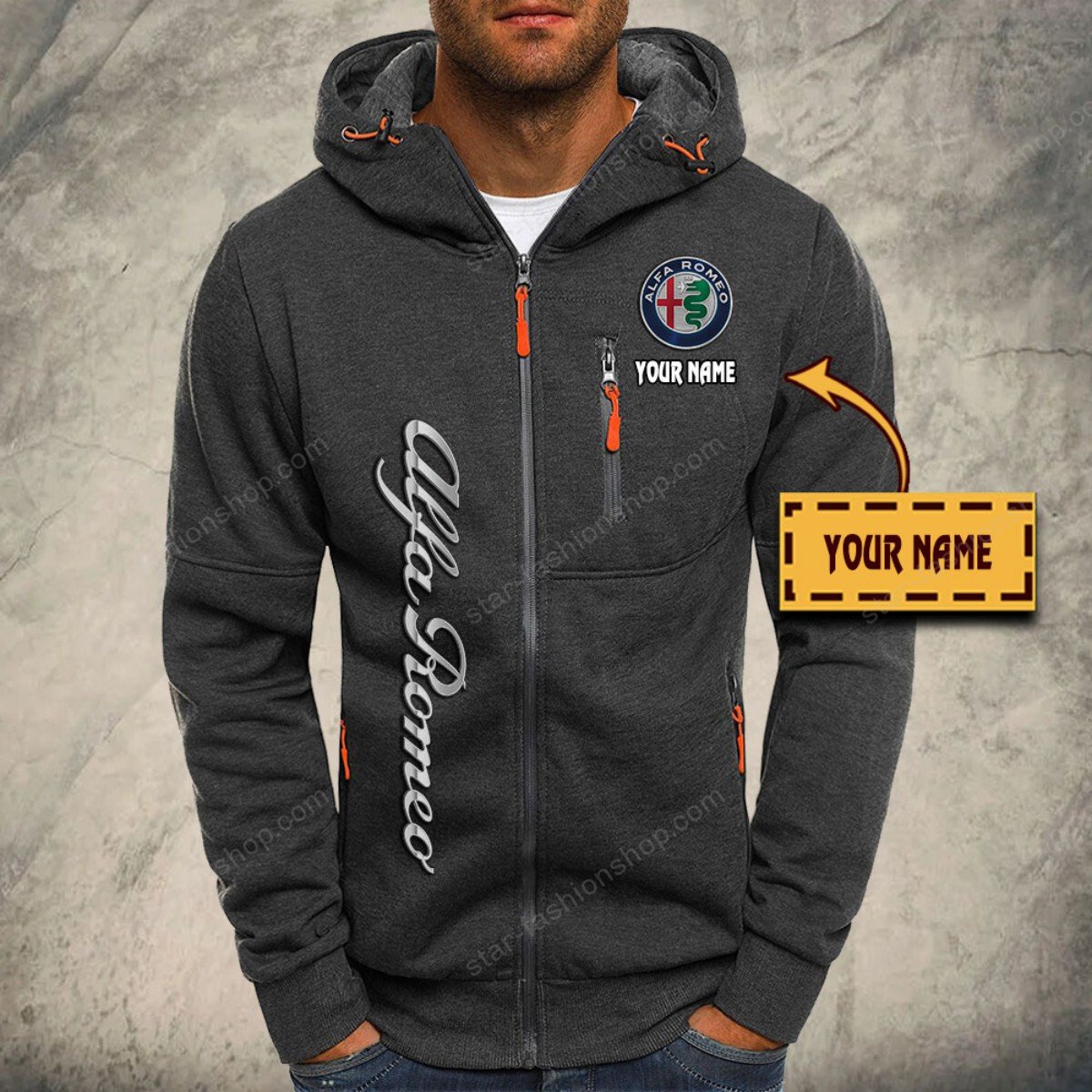 Alfa Romeo Kapuzensweatjacke – Bild 4