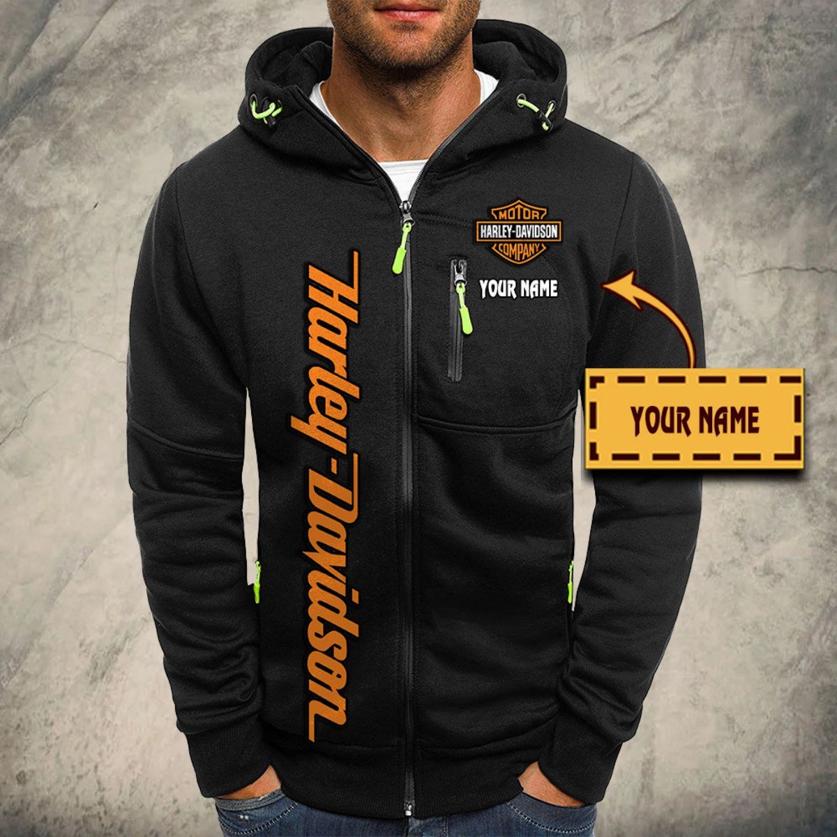 Harley-Davidson Kapuzensweatjacke – Bild 2