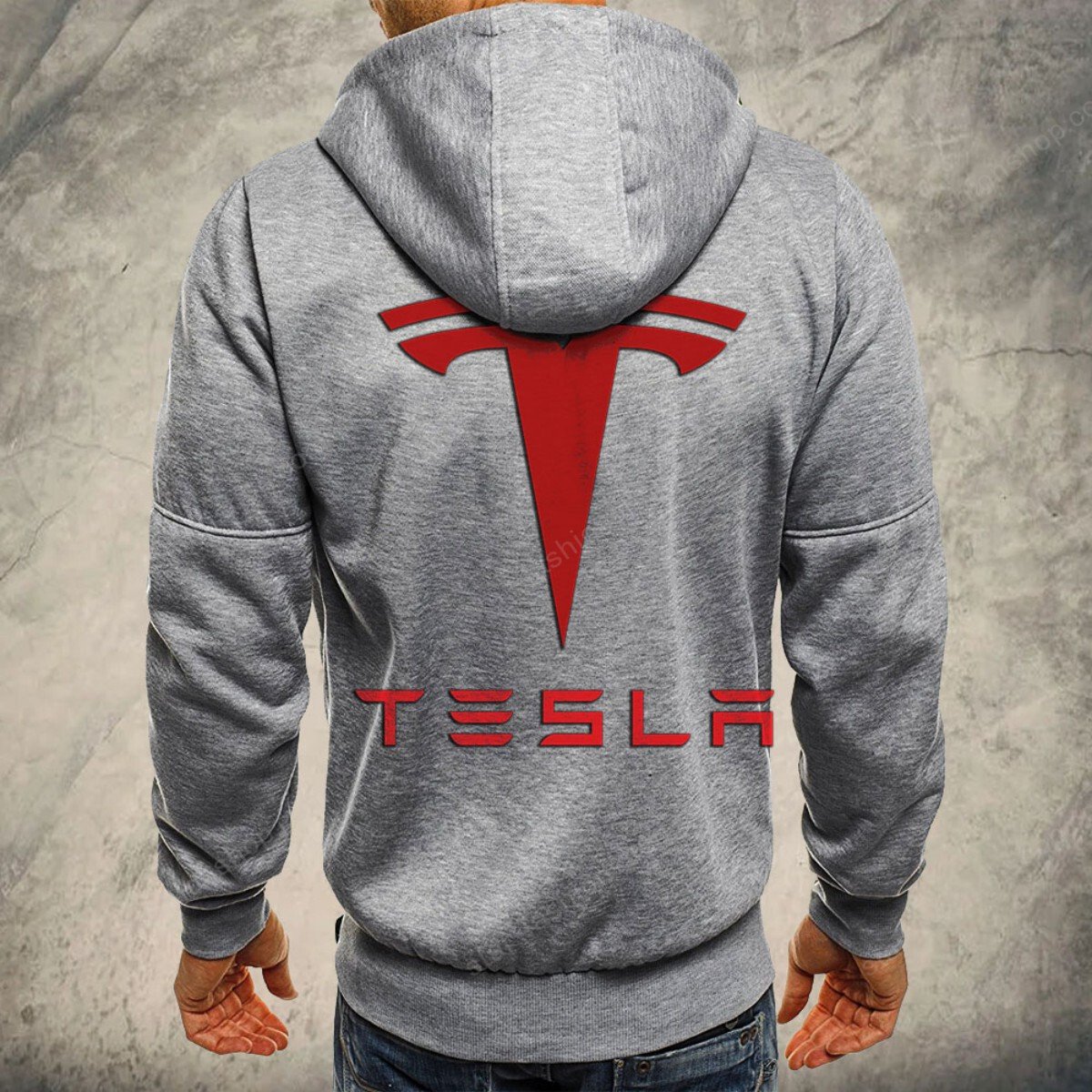 Tesla Kapuzensweatjacke – Bild 7