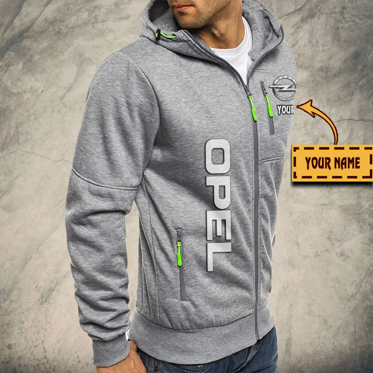 Opel Kapuzensweatjacke – Bild 6