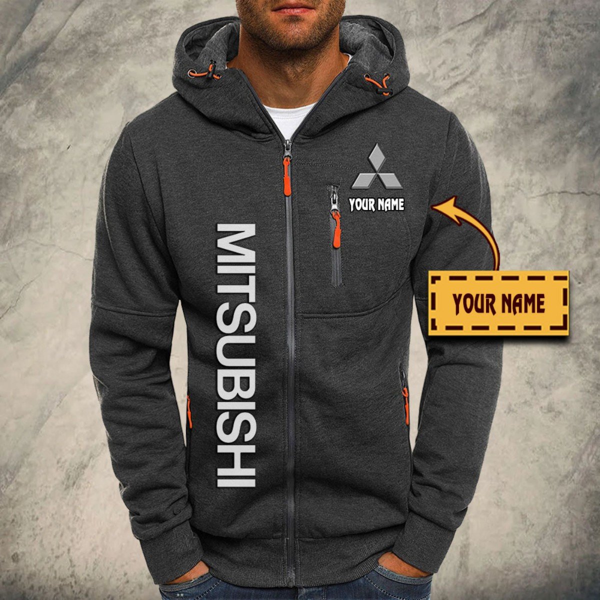 Mitsubishi Kapuzensweatjacke – Bild 4