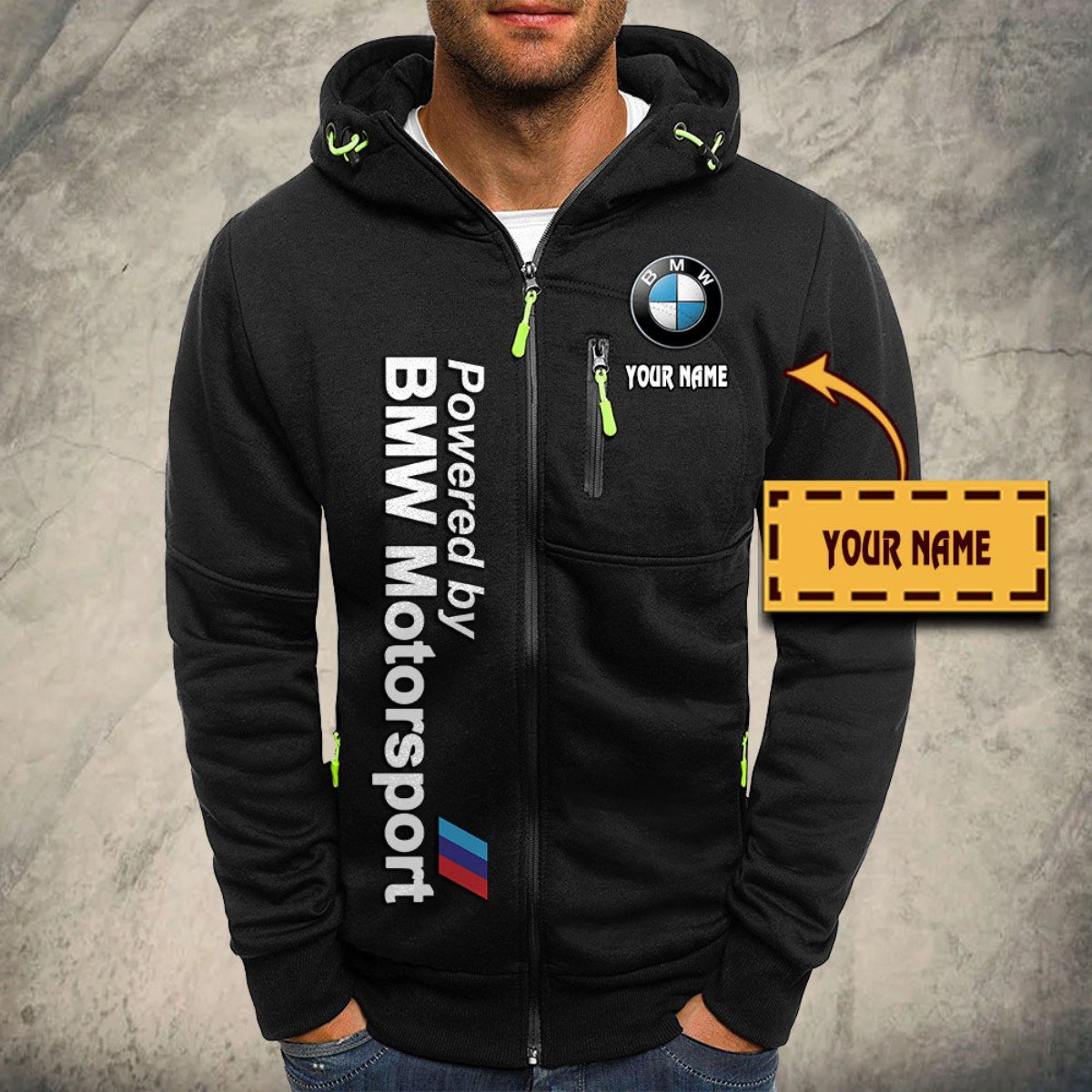 BMW Motorsport Kapuzensweatjacke – Bild 2