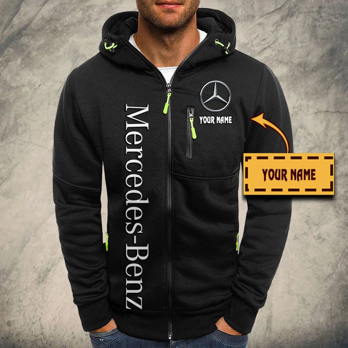Mercedes-Benz Kapuzensweatjacke – Bild 2