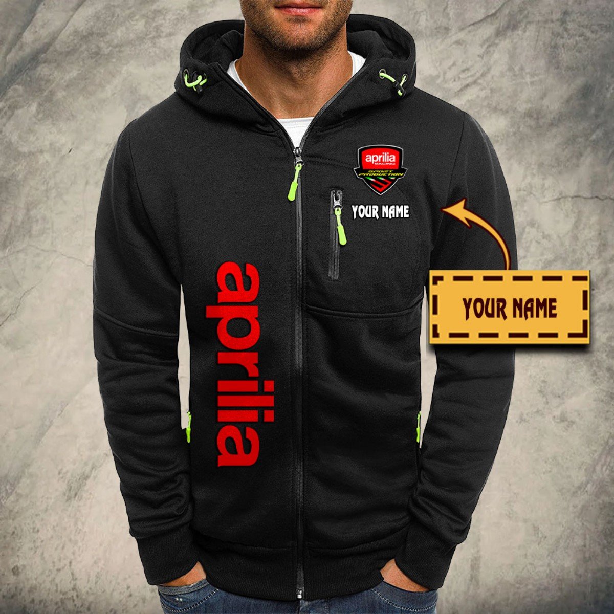 Aprilia Kapuzensweatjacke – Bild 2