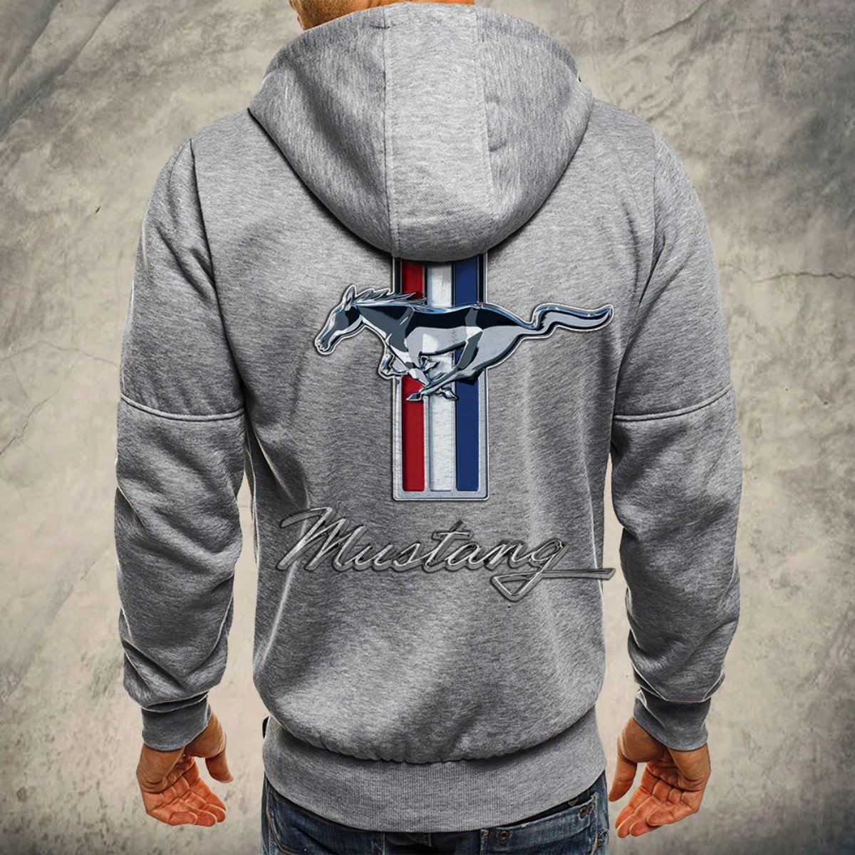 Ford Mustang Kapuzensweatjacke – Bild 7