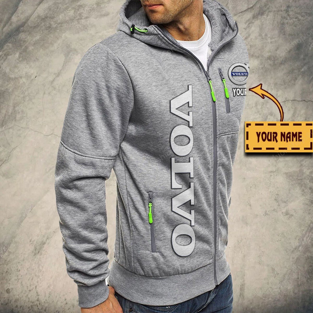 Volvo Kapuzensweatjacke – Bild 6