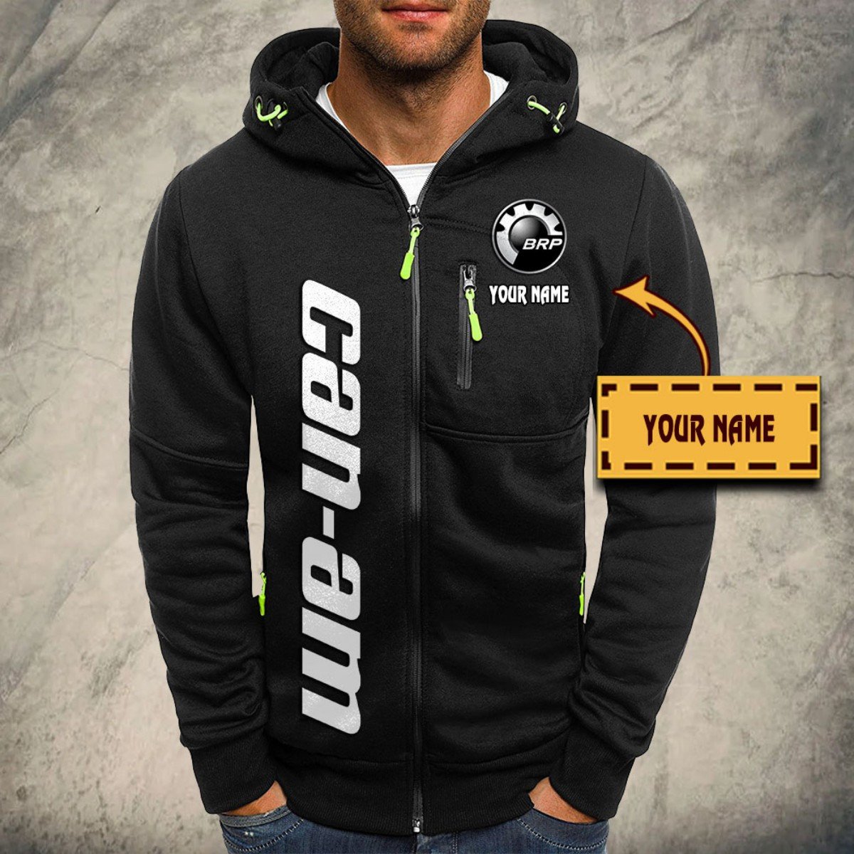 BRP Can-am Kapuzensweatjacke – Bild 2