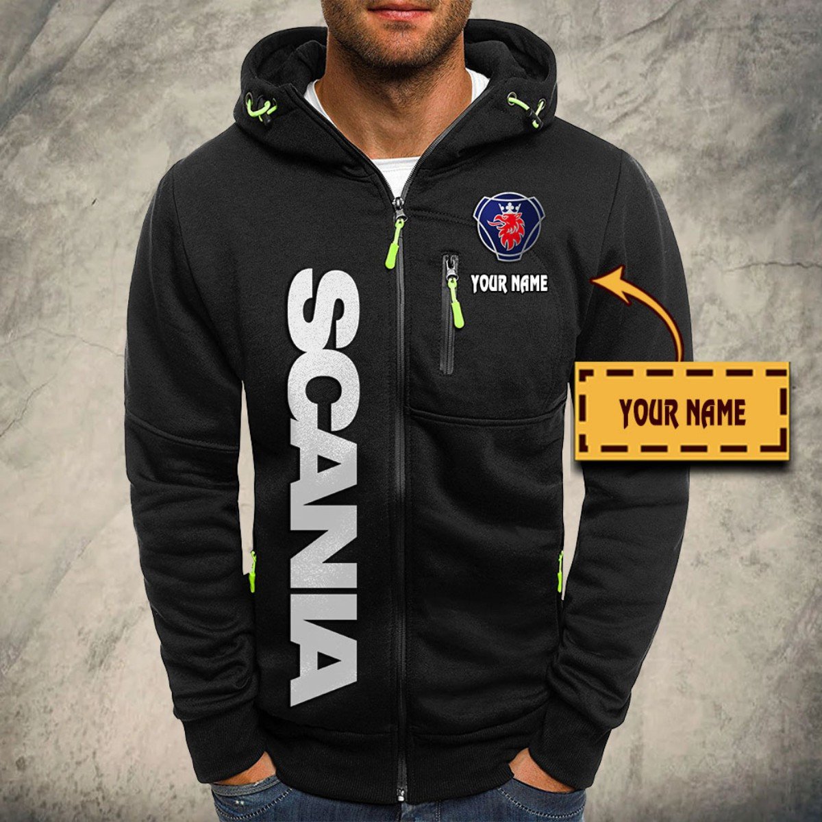 Scania Kapuzensweatjacke – Bild 2