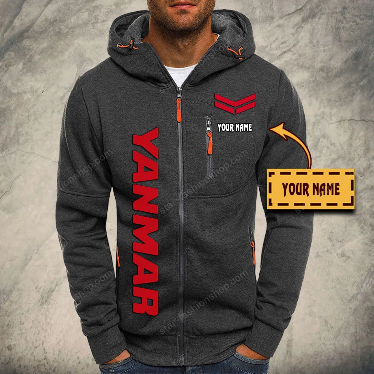 Yanmar Kapuzensweatjacke – Bild 4