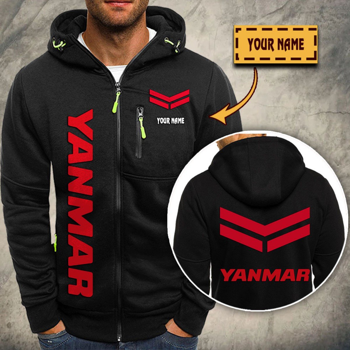 Yanmar Kapuzensweatjacke