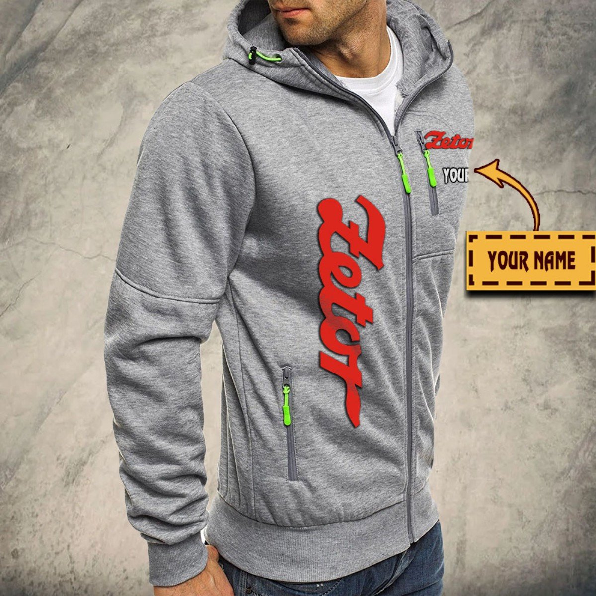Zetor Kapuzensweatjacke – Bild 6