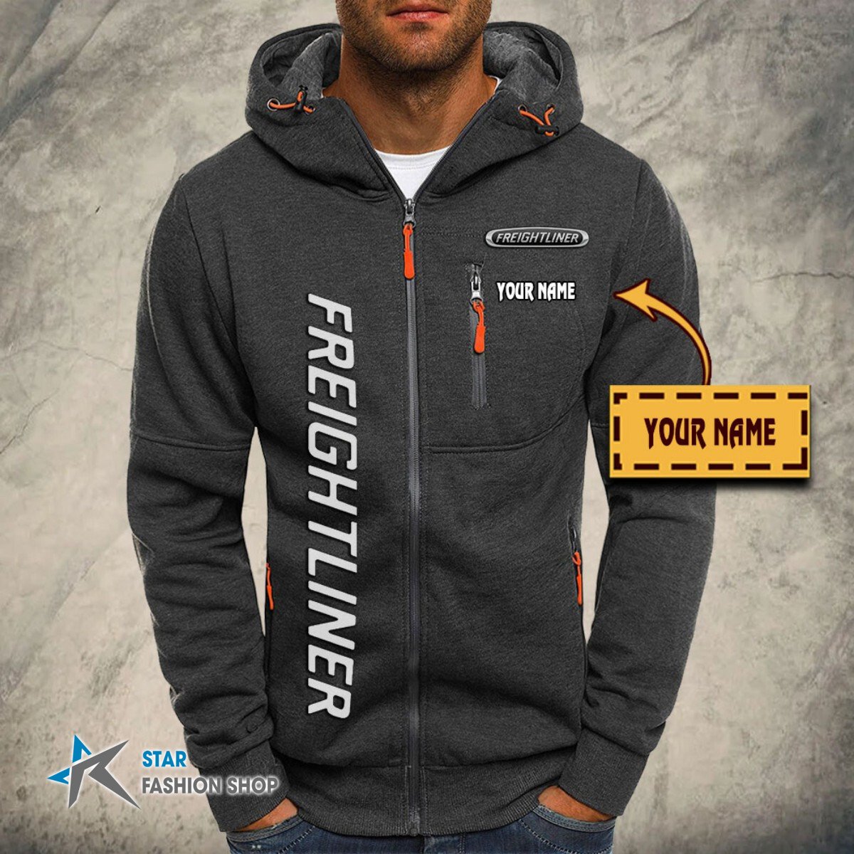 Freightliner Kapuzensweatjacke – Bild 4