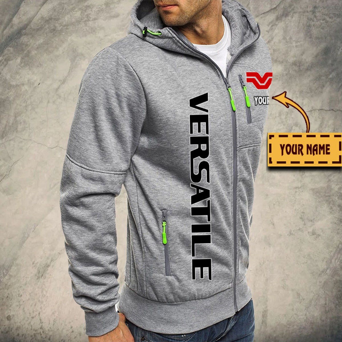 Versatile Kapuzensweatjacke – Bild 6