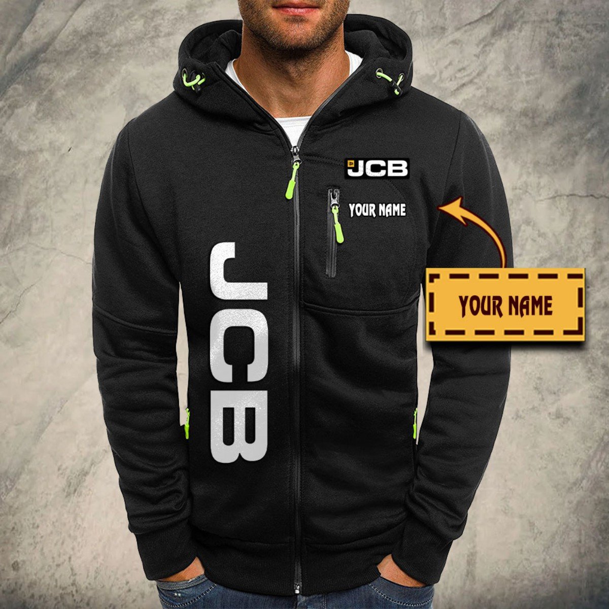 JCB Agricultural Tractors Kapuzensweatjacke – Bild 2