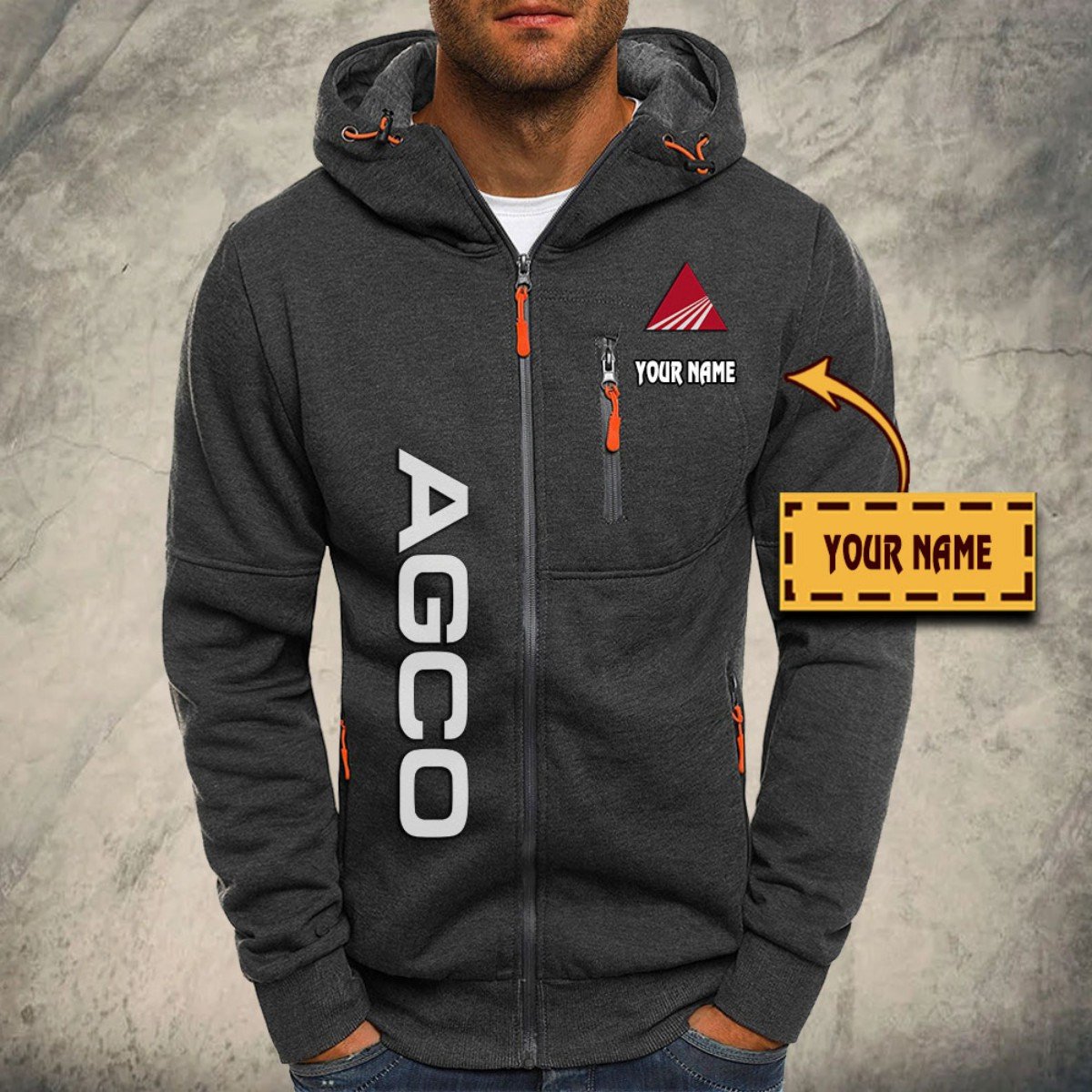 AGCO Allis Kapuzensweatjacke – Bild 4