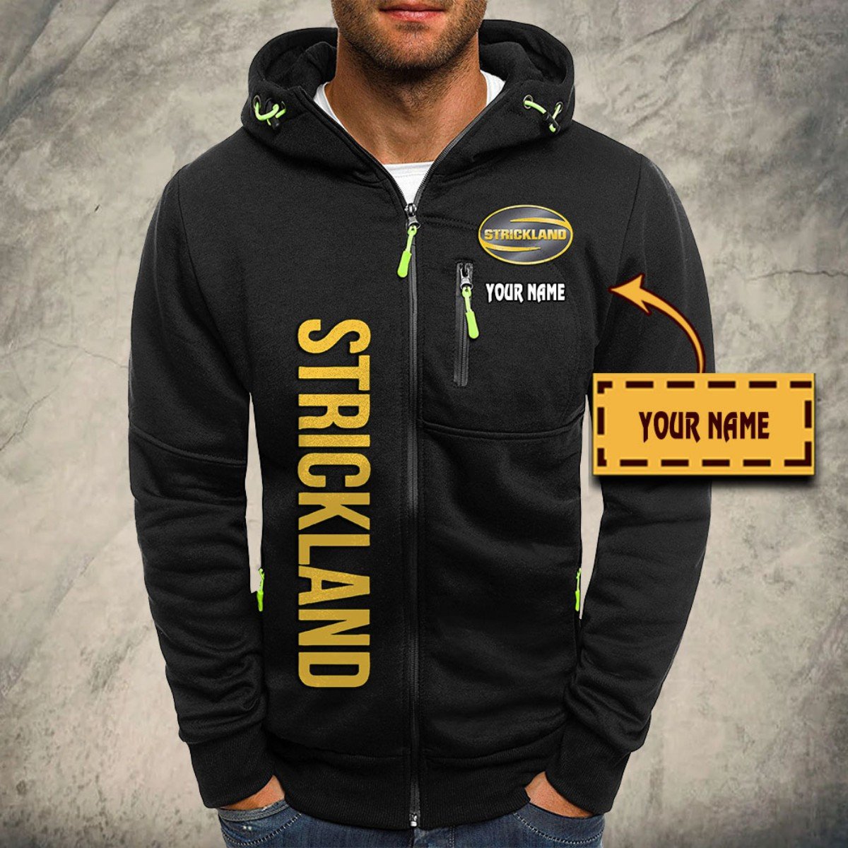 Strickland Kapuzensweatjacke – Bild 2