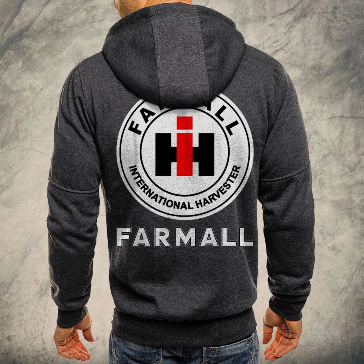 Farmall Kapuzensweatjacke – Bild 5