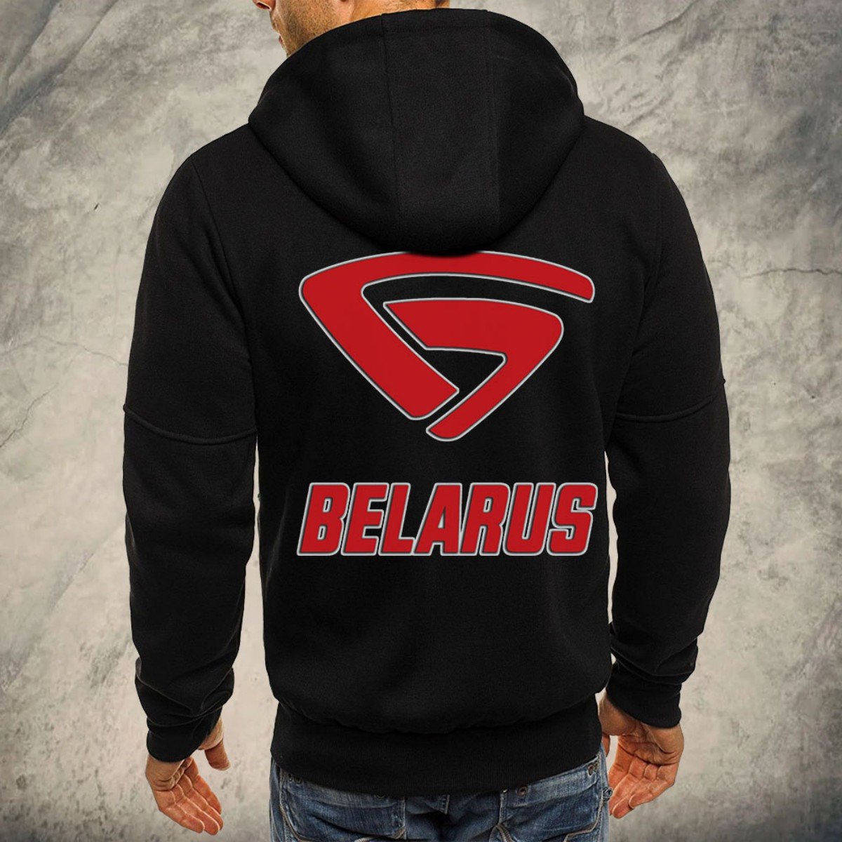 Belarus Kapuzensweatjacke – Bild 3