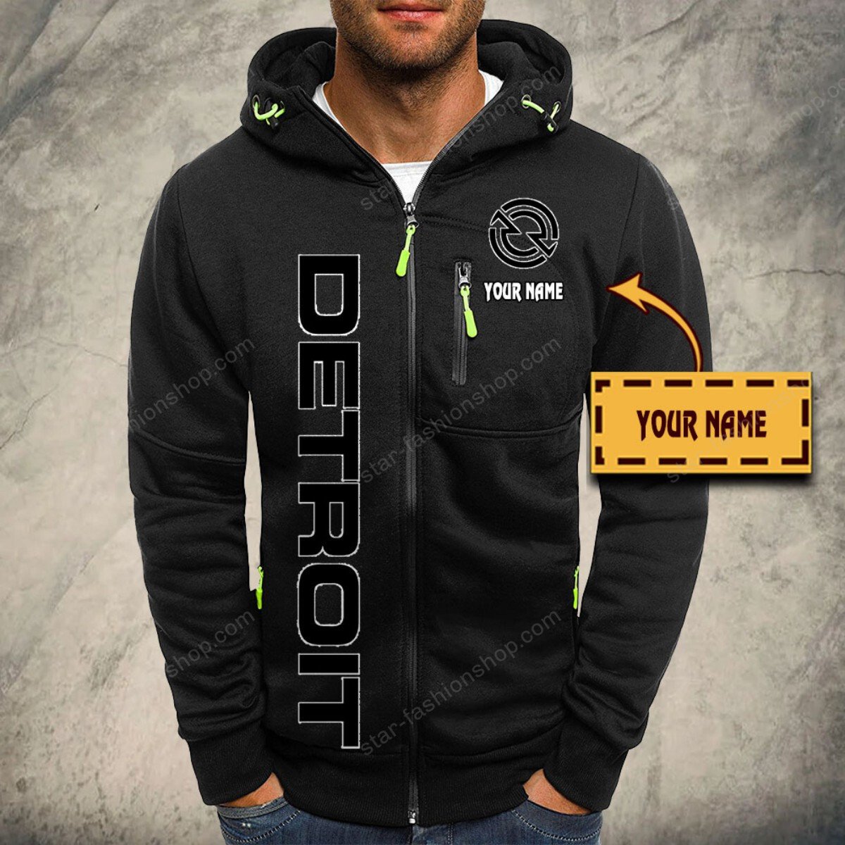 Detroit Diesel Kapuzensweatjacke – Bild 2
