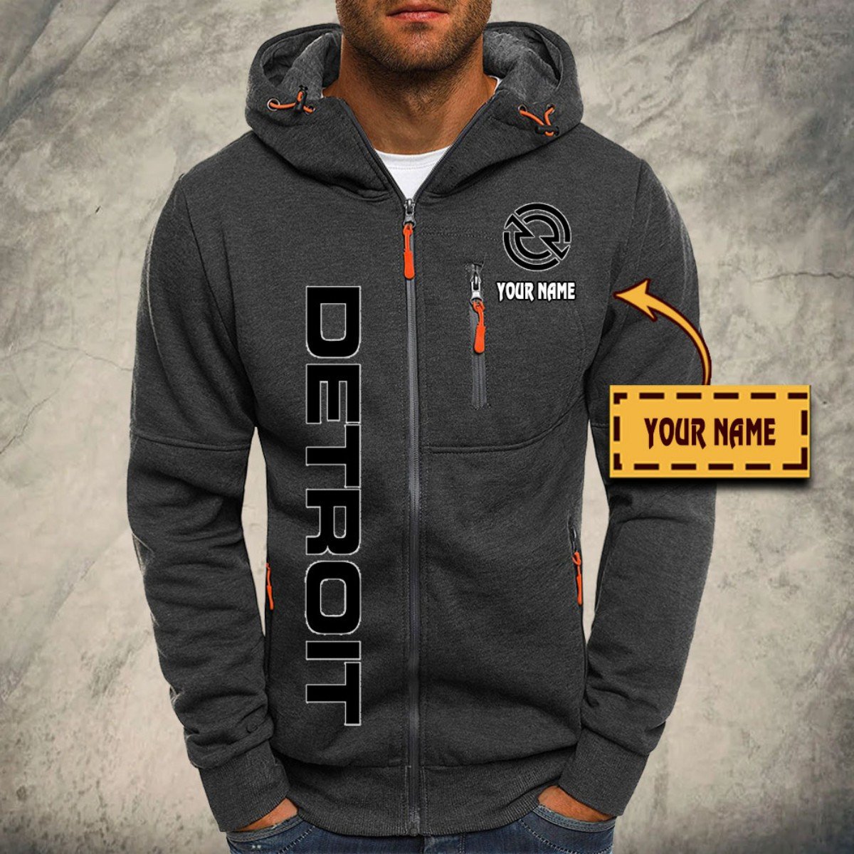 Detroit Diesel Kapuzensweatjacke – Bild 4
