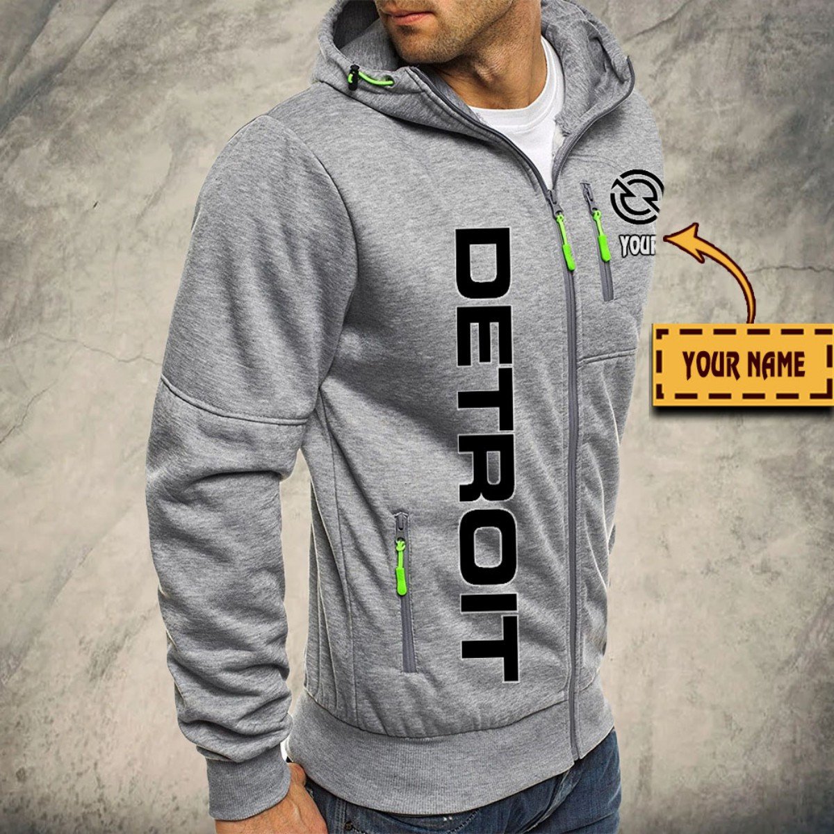 Detroit Diesel Kapuzensweatjacke – Bild 6