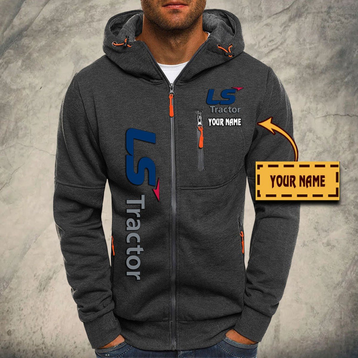 LS Tractor Kapuzensweatjacke – Bild 4