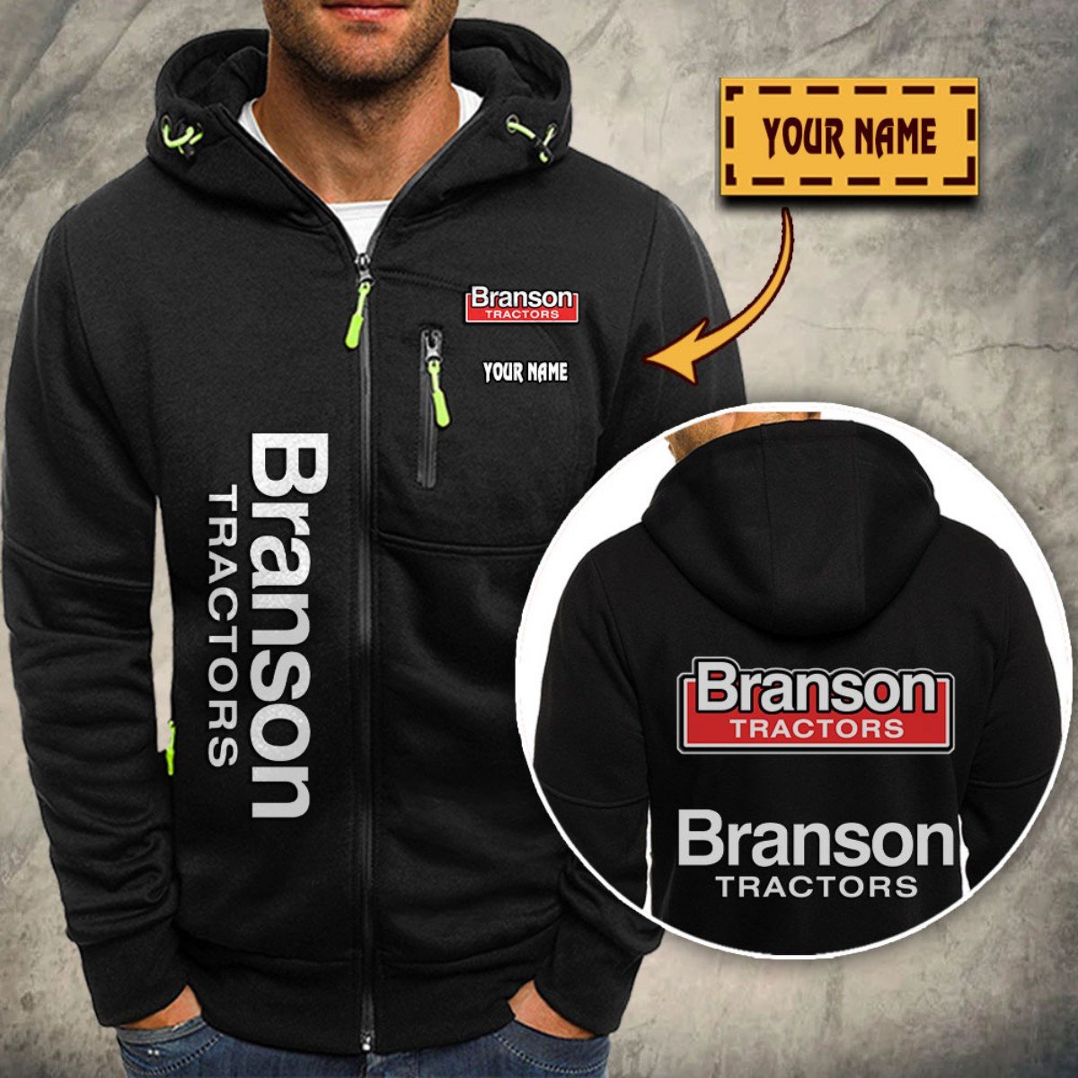 Branson Kapuzensweatjacke