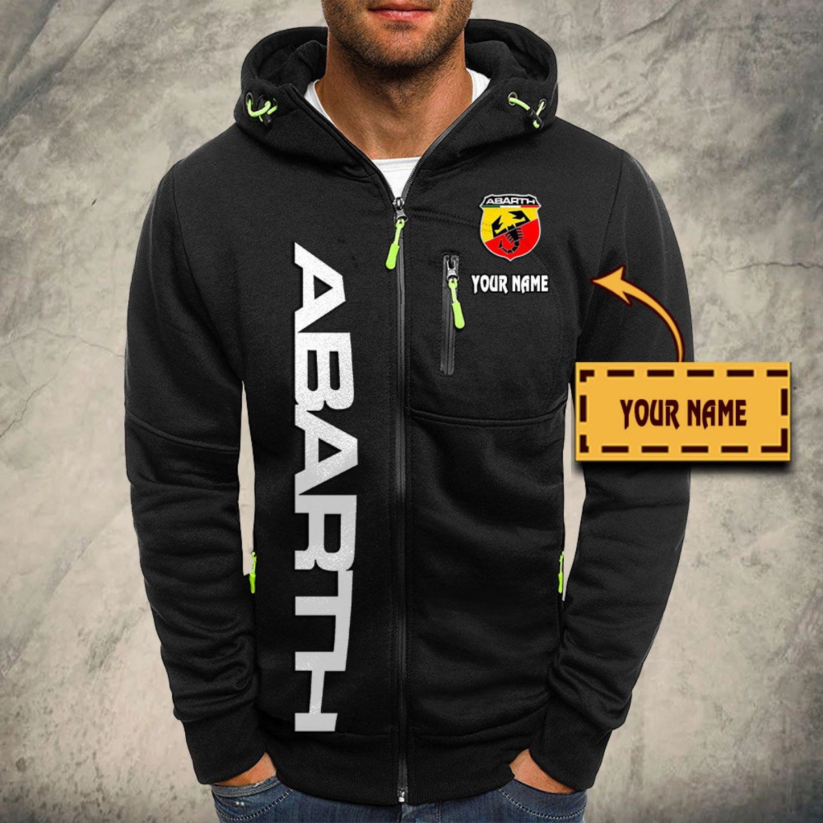 Abarth Kapuzensweatjacke – Bild 2