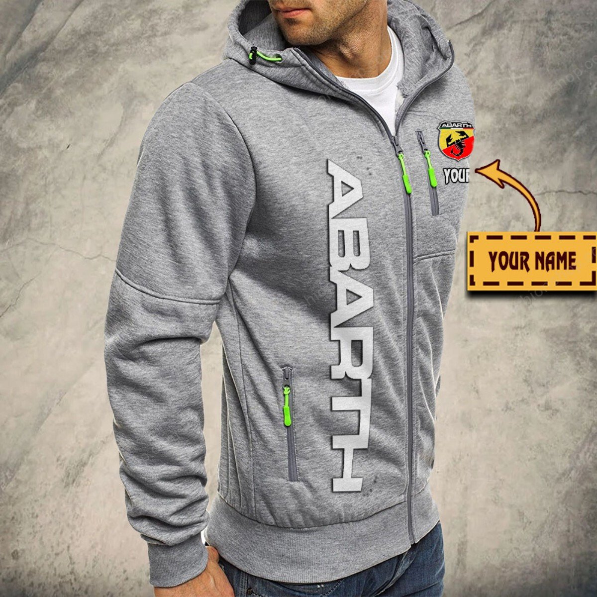 Abarth Kapuzensweatjacke – Bild 6